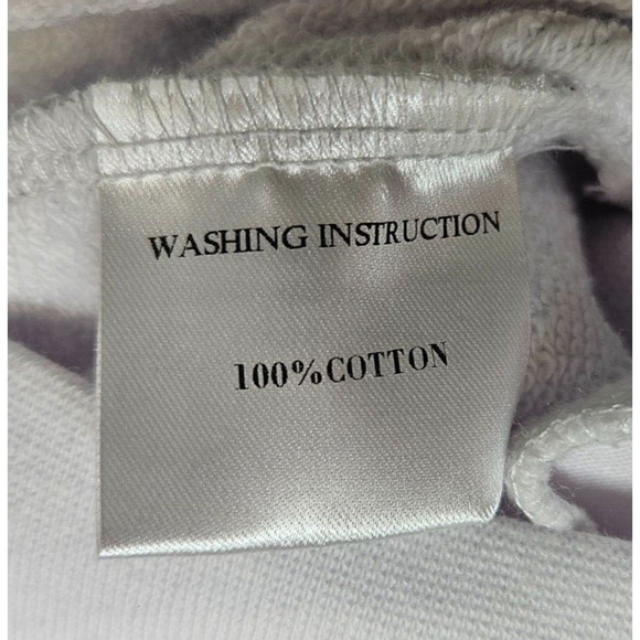 Alife Mens Half Zip Pullover Sweatshirt XL White Black Striped Funnel Neck Retro - Picture 9 of 11